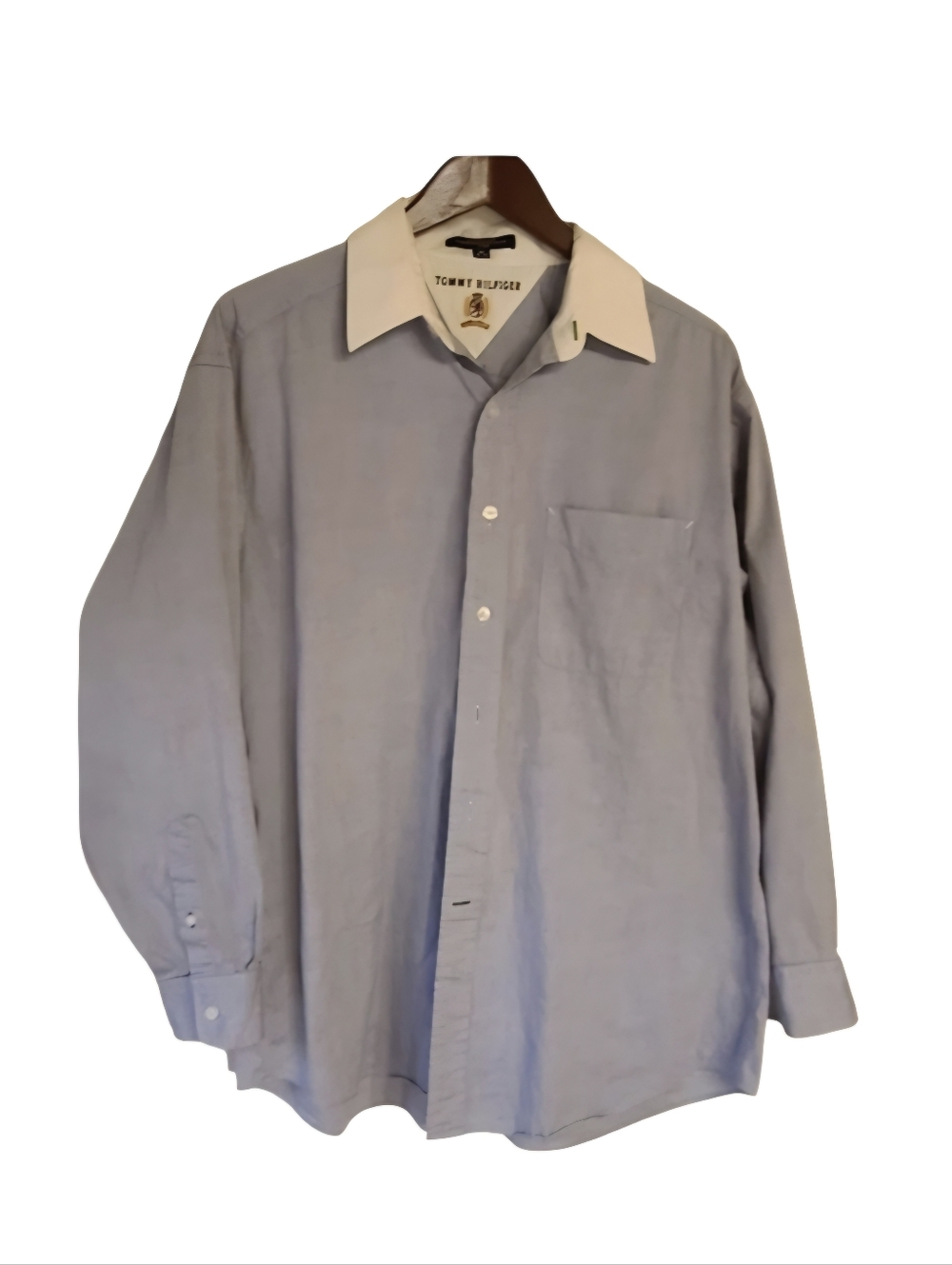 Tommy Hilfiger Long Sleeve Button Down Shirt. Like NEW . Men's size 16  32/33.